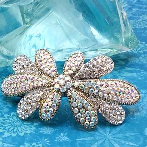 Jim Ball Accessories - Stunning Swarovski AB Crystal Hair Barrette Jim Ball Accessories - Stunning Swarovski AB Crystal Hair Barrette